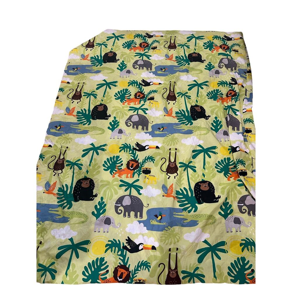 IKEA DJUNGELSKOC  Twin Duvet Cover Jungle bright Child